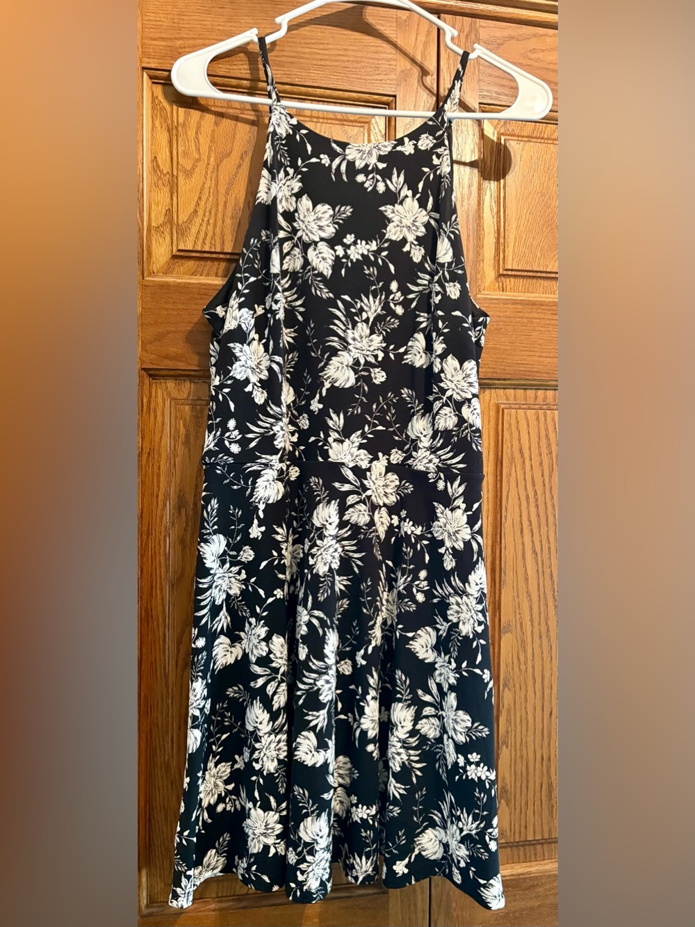 Women's Black Floral Dress